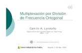 Multiplexacion Por Division de Frecuencia Ortogonal