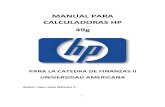 Manual Para Calculadoras Hp 49 g