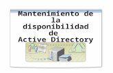 21.- Mantenimiento de La Disponibilidad de Active Directory