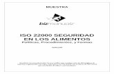 ISO 22000 - Politicas Y Procedimientos
