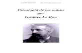 Gustave Le Bon, Psicologia de Las Masas