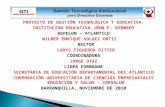 PROYECTO DE GESTIÓN TECNOLÓGICA INSTITUCIONAL