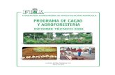 Cacao -FHIA Informe Tecnico Cacao Agroforesteria 2009