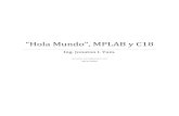 MPLAB,C18 y PIC18F - "Hola Mundo"