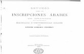 Estudio Sobre Las Inscripciones Arabes De Granada