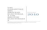 Los Delitos Elector Ales y Las Garantias Del Proceso Electoral