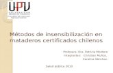 Métodos de insensibilización en mataderos certificados chilenos 2