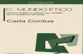 El Mundo Etico de Hegel - Cordua Carla