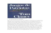 Tom Clancy - Juegos de Patriotas