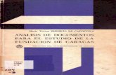 Análisis de Documentos para el estudio de la fundación de Caracas