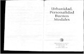 URBANIDAD, PERSONALIDAD Y BUENOS MODALES PARTE 2