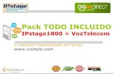 IPstage 1000 + Servicios de VozTelecom (Pack TODO INCLUIDO)