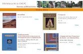 Nuevas Publicaciones CNCPC Enero 2011