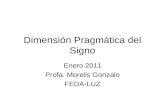 Tema 7. Dimensión Pragmática del Signo
