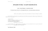 Caparros Martin - La Patria Capicua
