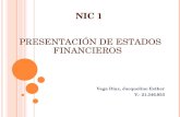 NIC 1 Presentacion de Estados Financieros