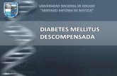 Diabetes Mellitus Descompensada