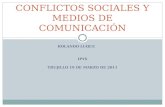 CONFLICTOS SOCIALES Y MEDIOS DE COMUNICACIÓN, Trujillo, 19 de marzo de 2011