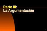 III.1 La Argumentación y el Silogismo