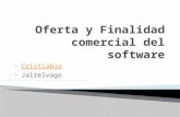 Oferta y Finalidad Comercial Del Software