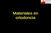 Materiales de ortodoncia