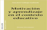 Libro - Motivacion y aprendizaje en el contexto educativo