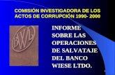 Salvataje del Banco Wiese - Susana de la Puente