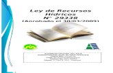 Ley de RRHH 29338 editado por la ALA Huancané Formato A 5