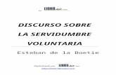 Boetie Esteban De La - Discurso Sobre La Servidumbre Voluntaria