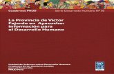 La provincia de Victor Fajardo Ayacucho Información para el desarrollo humano
