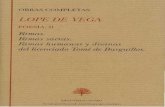 Lope de Vega - Obras completas - Poesía