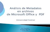 Análisis de Metadatos en Archivos Microsoft Office y Adobe PDF
