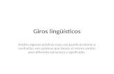 Giros linguisticos