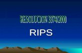 resolucion 3374 RIPS