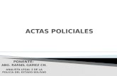 ACTA POLICIAL