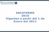 PRESENTACIÓN INCOTERMS 2010 SYSCOMER