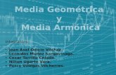 Aplicaciones de la Media geometrica y Media Armonica