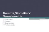 Bursitis,Sinovitis Y Tenosinovitis