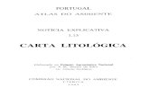 Carta Litologica de Portugal Notas Explicativas