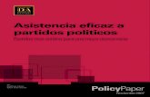 Asistencia eficaz a partidos políticos: Partidos más sólidos para una mejor democracia