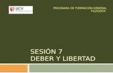Sesion 7 - Deber y Libertad