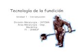 Diapositivas - U2.1.0 - Fundición. Introducción