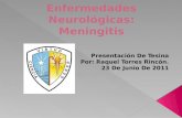 Enfermedades Neurológicas: Meningitis