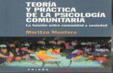 Maritza Montero. Teoria y practica de la psicología comunitaria.