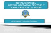 Instalacion Centos y Configuracion Samba