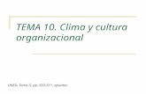 TEMA 10. Clima y Cultura