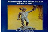 Mensaje de Navidad 1986-1987 - VM Rabolu