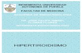 B) Expo Dr. Flores Hipertiroidismo e Hipotiroidismo