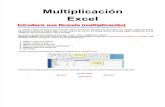 Multiplicación Excel