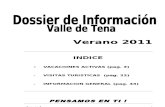 Dossier Informativo Hoteles 2011
